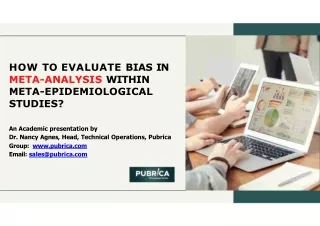 how to evaluate bias in meta analysis within meta