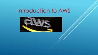 introduction to aws