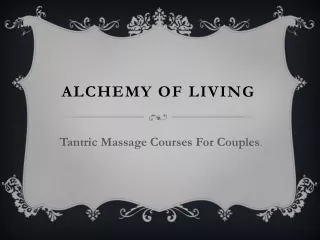 Tantra Massage Courses For Couples