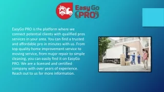 easygo pro is the platform where we connect