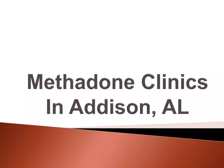 methadone clinics in addison al