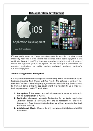 IOS App Development