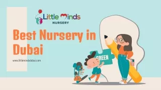 Best Nursery in Dubai