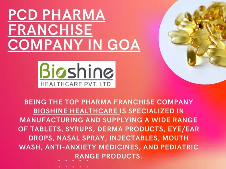 pcd pharma franchise company in goa