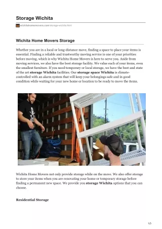 storage wichita