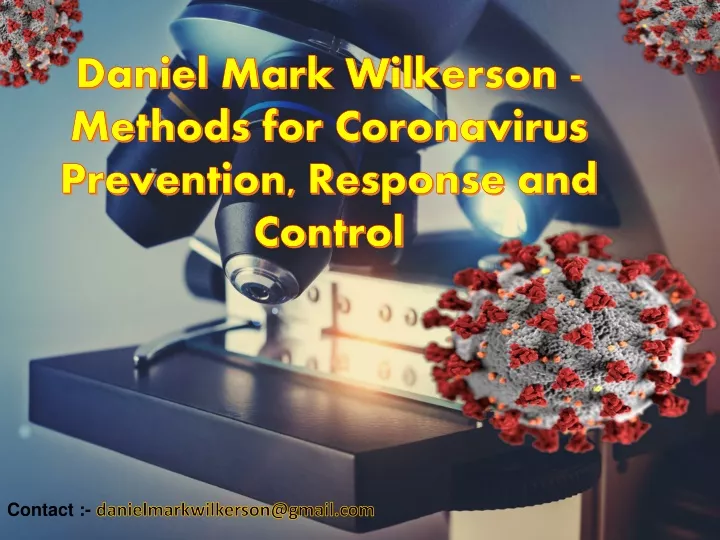 daniel mark wilkerson methods for coronavirus