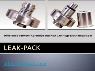 THE DIFFERENCE BETWEEN CARTRIDGE AND NON CARTRIDGE MECHANICAL SEAL