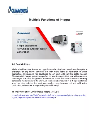 multiple functions of integra