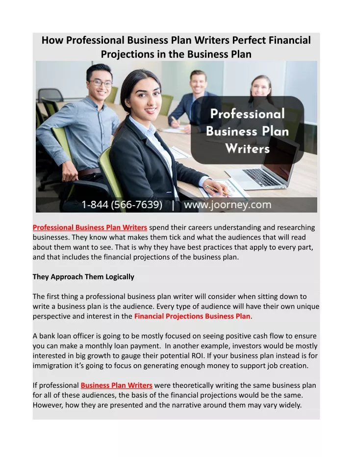 how professional business plan writers perfect