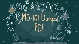 Obtain Massive MO101 Dumps Pdf With 100% Valid Exam Questions - Most Amazing MO-101 Study Material