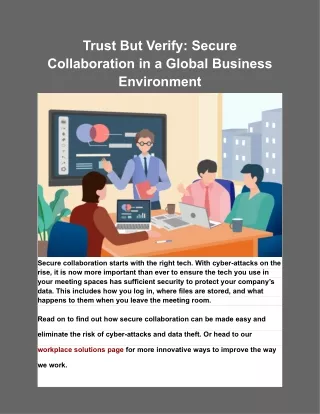 trust but verify secure collaboration in a global