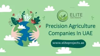 precision agriculture companies in UAE