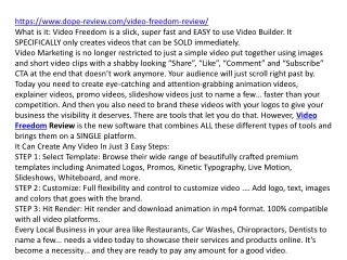 https www dope review com video freedom review