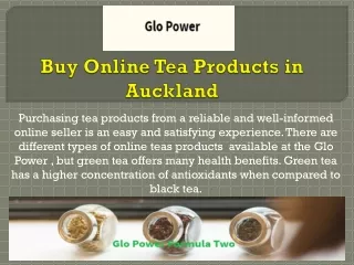Buy Online Tea Products in Auckland