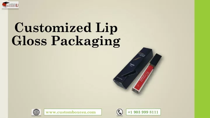 customized lip gloss packaging