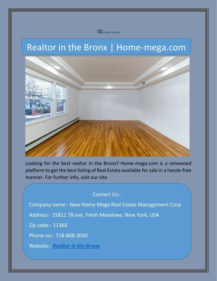 realtor in the bronx home mega com