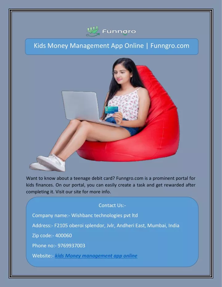 kids money management app online funngro com