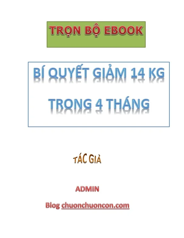 Ebook BÍ MẬT GIẢM CÂN- bản gốc