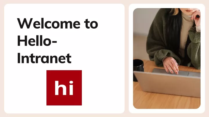 welcome to hello intranet