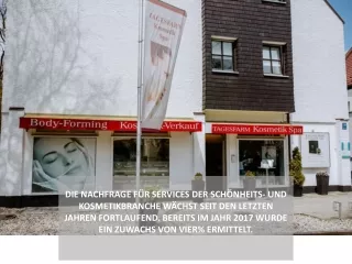 die nachfrage f r services der sch nheits
