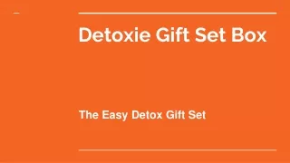 Detoxie Gift Set Box