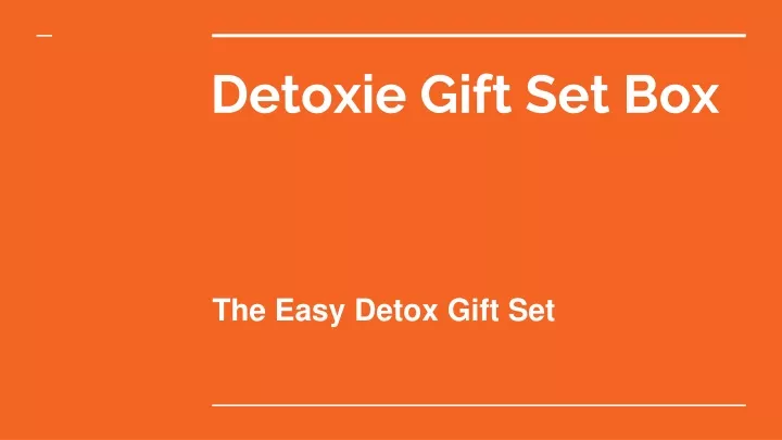 detoxie gift set box