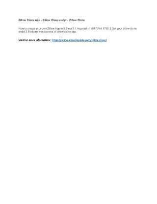 zillow clone app zillow clone script zillow clone