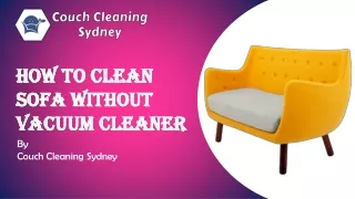 How to Clean Sofa Without Vacuum Cleaner