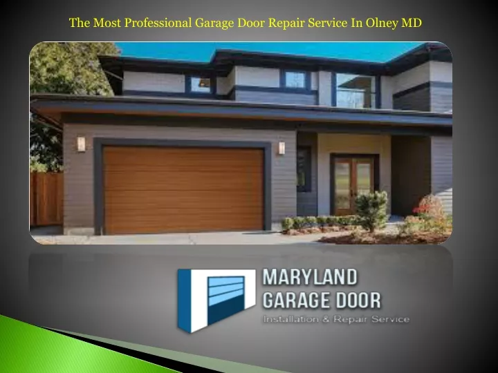 the most professional garage door repair service
