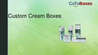 custom cream boxes