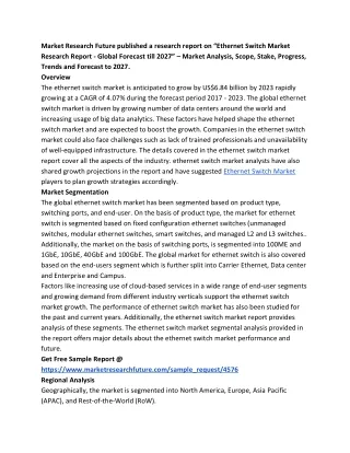 market research future published a research