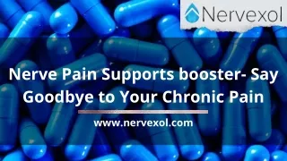 Nerve Pain Supports booster- Say Goodbye to Your Chronic Pain