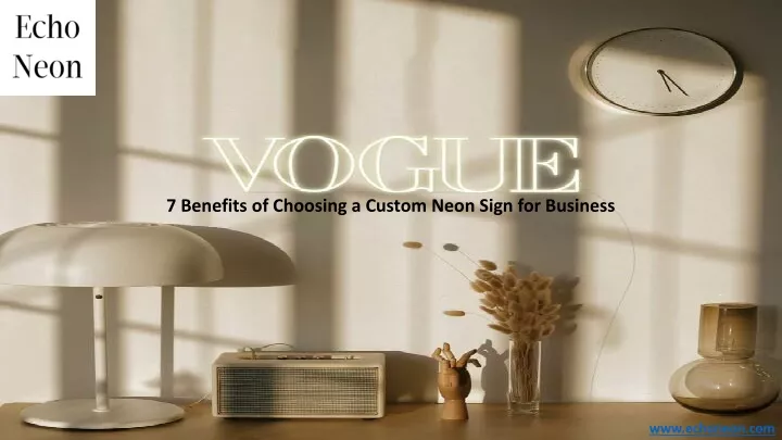 7 benefits of choosing a custom neon sign