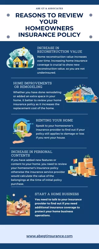 Reasons To Review Your Homeowners Insurance Policy