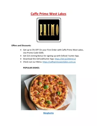 caffe primo west lakes
