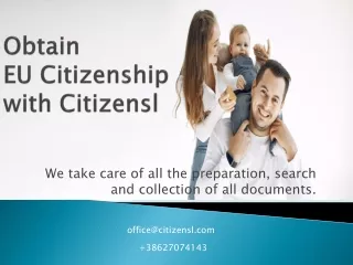 Obtain EU Citizenship with Citizensl