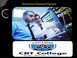 Electrician Training Programs