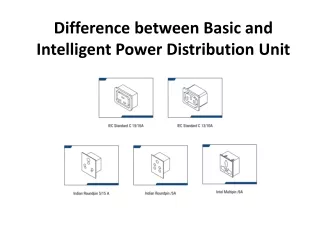 Difference between Basic and Intelligent Power Distribution Unit-converted