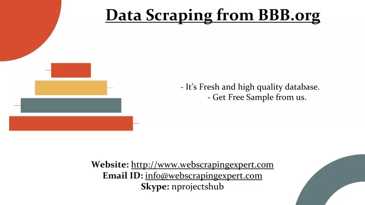 it s fresh and high quality database get free sample from us