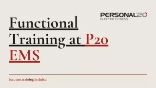 functional training at p20 ems