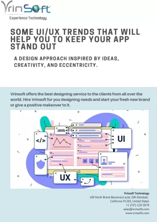 Some UIUX trends that will help you to keep your app stand out