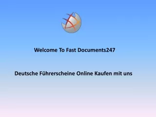 Deutsche Führerscheine Online Kaufen mit uns