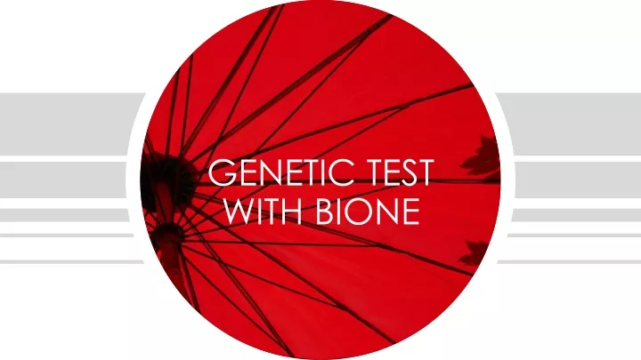 genetic test with bione