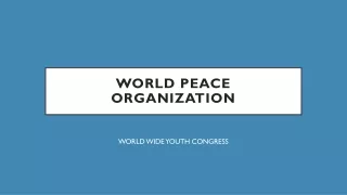 World Peace Organization