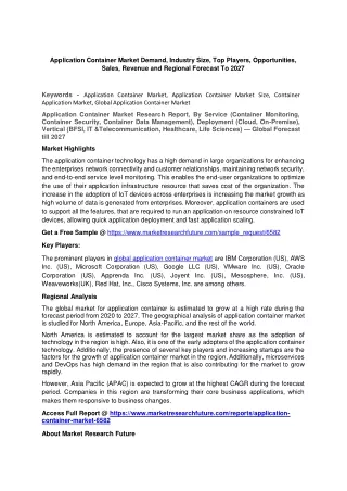 application container market demand industry size