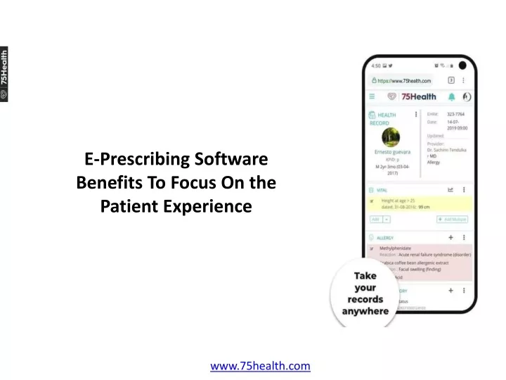 e prescribing software benefits to focus