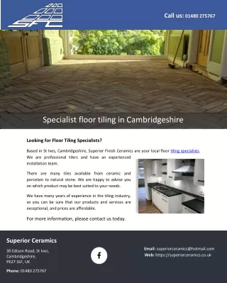 call us 01480 275767