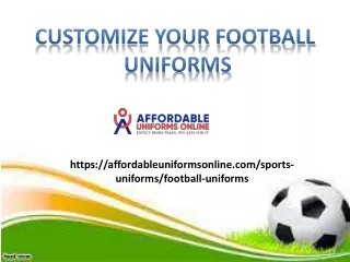 customize your football uniforms