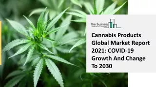 cannabis products global market report 2021 covid
