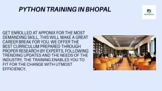python training in bhopal